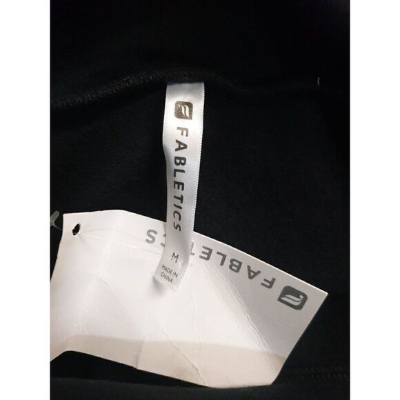 Fabletics Women's Black Peary Snap Sweatshirt Pullover Medium NWT - Picture 9 of 9